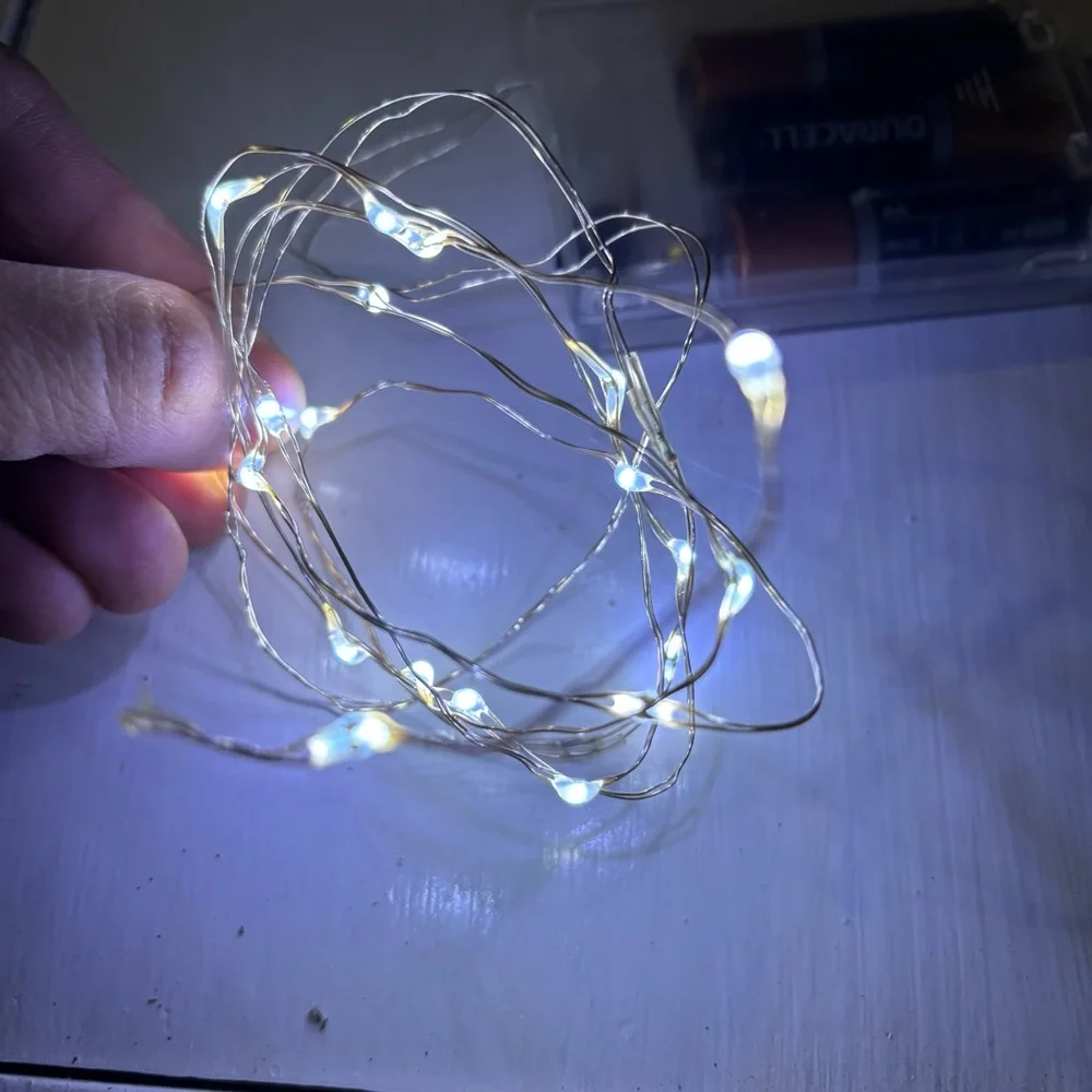 ~BUNDLE ONLY~4’ Wired Battery Operated String Lights